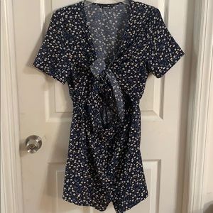 Tie front Romper